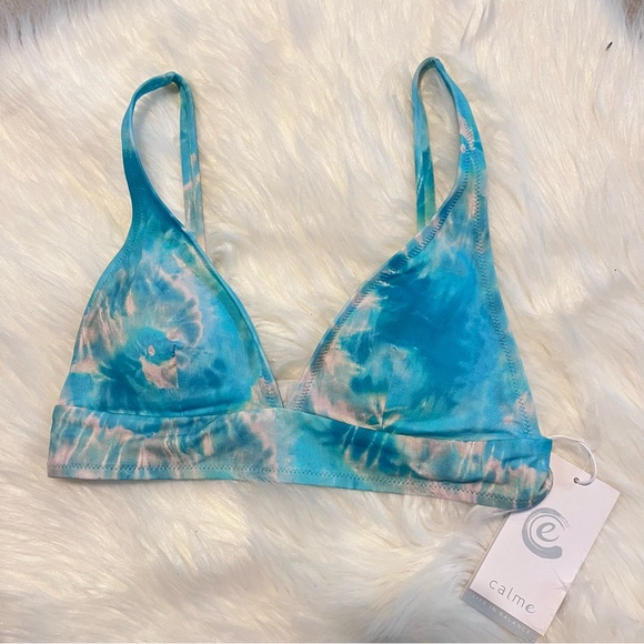 NEW Calme by Johnny Was Adjustable Bikini Top - Picture 3 of 6